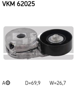 Strammerull, kilerem med ribber, NISSAN,RENAULT, 11 95 5JD 20A, 11 95 5JD 21A, 11955-EE50A, 11955-EE50B, 11955-ET00A, 11955-JD20A, 11955