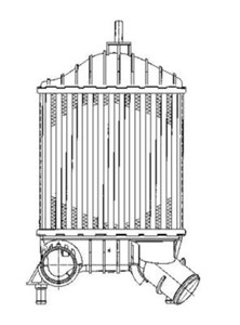 Ladeluftkjøler, FIAT PUNTO, PUNTO Skåp/halvkombi, 1J0 407 285 A, 1K0 407 285 K, 1K0 498 203 A SK, 1K0 498 203 A, 46549967, 46764253, 487