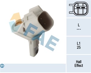 Sensor, hjulturtall, Framaksel høyre, VOLVO S60 II, S80 II, V60 I, V70 III, XC60 SUV I, XC70 II, 30793929, 31423572