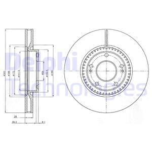 Bremseskive, Framaksel, HYUNDAI,KIA, 51712-2K100, 51712-2L500, 51712-3V000, 51712A6600, S517122L500