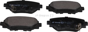 Bremseklosser sett, Bakaksel, MAZDA 3, 3 Sedan, B4Y02648ZA, B4Y02648ZB