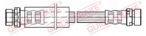 Bremseslange, Høyre bakaksel, Venstre bakaksel, FORD FIESTA V, FIESTA Van V, MAZDA 2, 1151027, 1217819, 1426701, 2S612282AD, 2S612282AE,