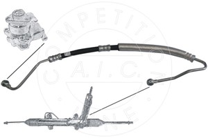 Hydraulikkslange, styring, Fra hydraulikkpumpe til styresnekke, BMW 7 [E38], 3241 1 093 929