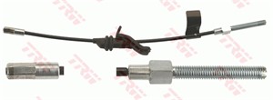 Kabel, parkeringsbremse, Foran, FORD, 1711524, 1729698, BV61-2853-BA, BV61-2853-BB