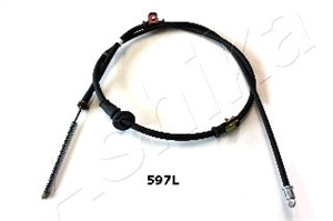 Kabel, parkeringsbremse, Bakre venstre, MITSUBISHI SPACE RUNNER, MB520642