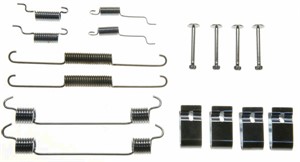 Tilbehørsett, bremsesko, Bakaksel, MAZDA 323 C IV, 323 F IV, 323 F V, 323 F VI, 323 S IV, 323 S V, 323 S VI, 126076700, 126079000