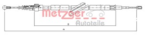 Kabel, parkeringsbremse, Bak, Høyre, Venstre, AUDI,SEAT,SKODA,VW, 1J0 609 721AR, 1J0 609 721L, 1J0 609 721R