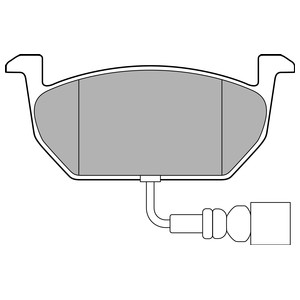 Bremseklosser sett, AUDI,SEAT,SKODA,VW, 5Q0 698 151C, 5Q0698151C, JZW698151AS
