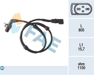 Sensor, hjulturtall, Framaksel, FORD KA, KA Van, STREET KA, 1038224, 97KG-2B372-AA, 97KG-2B372-AB