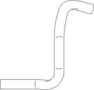 Slange, veivhuslufting, OPEL,VAUXHALL, 56 56 027, 90528192