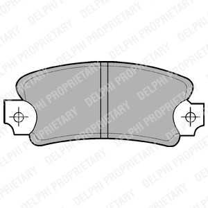 Bremseklosser sett, Bakaksel, LOTUS,RENAULT,TALBOT, 30640100, 30666300, 30992000, 32708200, 32796000, 32863500, 4250.99, 6000 004 734, 6