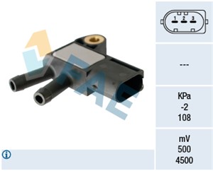 Sensor, avgasstrykk, MERCEDES-BENZ, 642 905 02 00, A 642 905 02 00