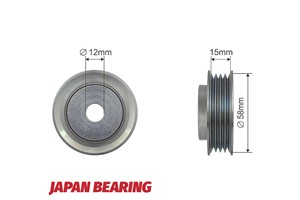 Strammerull, kilerem med ribber, SUBARU,SUZUKI, 49160-70AA0, 49160-82A00