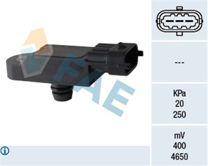 Sensor, ladetrykk, RENAULT, 22 36 585 70R, 82 00 233 831