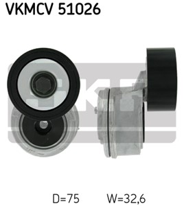 Strammerull, kilerem med ribber, MERCEDES-BENZ VARIO Buss [B670], VARIO Skåp [B667, B670, B668], 906 200 37 70, 906 200 45 70, 906 200 5