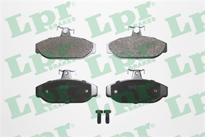 Bremseklosser sett, Framaksel, VOLVO 740, 740 Kombi, 760, 760 Kombi, 780, 940, 940 Kombi, 960, 960 Kombi, 2701951, 2711844, 272871, 2728