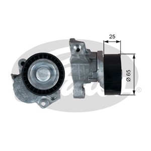 Strammerull, kilerem med ribber, AUDI,SEAT,SKODA,VW, 04B903315