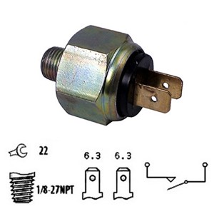 Bremselysbryter, FIAT 500, 500 Kombi, 600, 4165210, 631331116