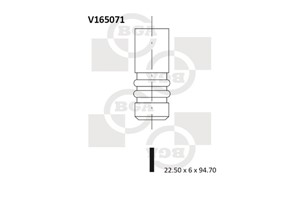 Utløpsventil, ABARTH,ALFA ROMEO,FIAT,LANCIA,OPEL, 55185080, 55206233