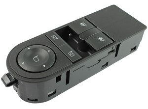 Bryter, vindusløfter, På førersiden, OPEL, 13215152, 13228879, 62 40 381, 62 40 449