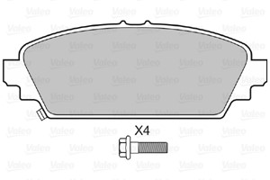 Bremseklosser sett, Framaksel, HONDA ACCORD VI, ACCORD Hatchback VI, CIVIC Hatchback VII, 45022S1AE63, 45022-S1A-E63, 45022S1AE80, 45022