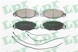 Bremseklosser sett, Framaksel, CITROËN C5 I, C5 II, C5 Break I, C5 Break II, 425216, 425289
