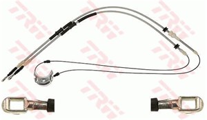 Kabel, parkeringsbremse, Bak, Høyre, Venstre, FORD SCORPIO I, SCORPIO II, SCORPIO Sedan I, SCORPIO Turnier I, SCORPIO Turnier II, 667664
