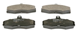 Bremseklosser sett, Framaksel, SKODA FELICIA I, FELICIA Kombi II, FELICIA Pick-up I, VW CADDY Pick-up II, 23512161, 6U0 698 151E