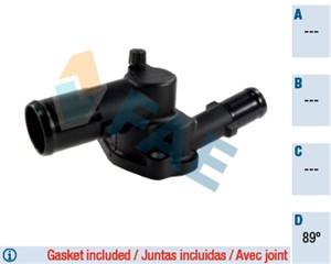 Termostat, kjølemiddel, RENAULT, 11061-00QAE, 11061-00QOM, 77 00 110 716, 82 00 660 882