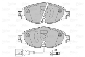 Bremseklosser sett, Framaksel, AUDI,SEAT,SKODA,VW, 5Q0698151, 5Q0698151A, 5Q0698151B, 5Q0698151D, 5Q0698151F, 5Q0698151G, 5Q0698151L, 5Q