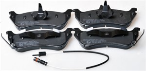 Bremseklosser sett, Bakaksel, MERCEDES-BENZ M-KLASS [W163], 163 420 05 20, 163 420 14 20, 1634200520, 164 200 520, A 163 420 05 20, A163
