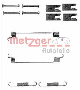Tilbehørsett, bremsesko, Bak, FIAT GRANDE PUNTO, OPEL CORSA D