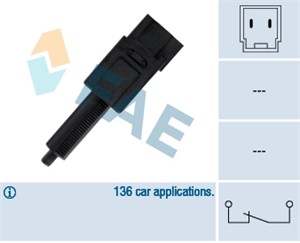 Bremselysbryter, INFINITI,NISSAN,RENAULT, 25320-4M400, 25320-4M40A, 2D0 598 351 A S1, 2D0 598 351 A, 2D0 598 351 S1, 2D0 598 351, 903 41