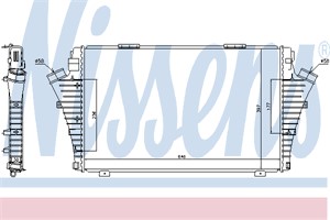 Ladeluftkjøler, CADILLAC,FIAT,OPEL,VAUXHALL, 13167338, 51749913, 51770436, 51782907, 6302 059