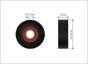 Strammerull, kilerem med ribber, OPEL ASTRA G Kombi, ASTRA G Sedan, 1340554, 90530764