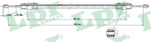 Kabel, parkeringsbremse, Venstre, MERCEDES-BENZ A-KLASS [W168], 1684201785