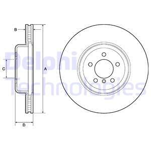 Bremseskive, Framaksel, BMW, 3410 6797 606