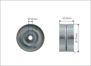 Strammerull, kilerem med ribber, TOYOTA LAND CRUISER PRADO, 1662031010, 16620-31010, 1662031011, 16620-31011, 1662031012, 16620-31012, 1