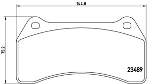 Bremseklosser sett, Framaksel, JAGUAR S-TYPE II, XJ, 2C224018, C2C11648, C2C1164B, C2C24018, C2C8365