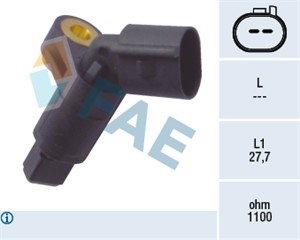 Sensor, hjulturtall, Framaksel venstre, AUDI,SEAT,SKODA,VW, 1H0 927 807, 1J0 927 803, ALS-470