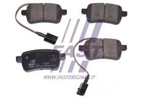 Bremseklosser sett, Bakaksel, ALFA ROMEO GIULIETTA, DODGE DART, 71770092, 77365357