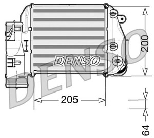 Ladeluftkjøler, Høyre, AUDI A6 C6 Avant, 4F0145806E