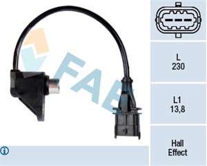 Sensor, kamakselposisjon, CADILLAC,OPEL,VAUXHALL, 6238111, 9118140, OK54A60960B, PC-293, PC-413
