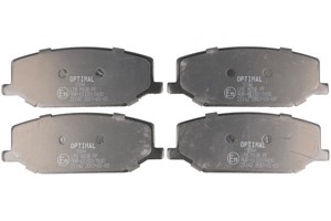 Bremseklosser sett, Framaksel, SUZUKI JIMNY Terrängbil täckt, SAMURAI Terrängbil täckt, SJ410, SJ410 Cabrio, SJ413, SUPER CARRY Buss, 55
