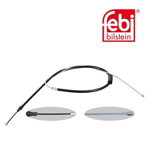 Kabel, parkeringsbremse, Bakre venstre, Høyre bak, RENAULT MEGANE Kombi II, MEGANE Sedan II, 82 00 243 673, 82 00 247 043