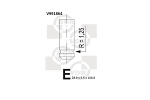 Utløpsventil, NISSAN,OPEL,RENAULT, 4411049, 7701471280, 7701472426, 7701473101, 7701474286, 8200717170, 93160646