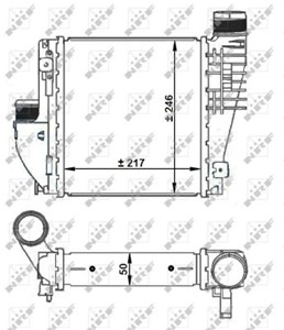 Ladeluftkjøler, CITROËN,DS,OPEL,PEUGEOT,VAUXHALL, 51320-SMG-E01, 9675627980