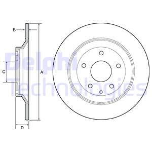 Bremseskive, Bakaksel, MAZDA CX-30, CX-5, CX-5 Van, MX-30, K01126251A, K011-26-251B, K01126251C