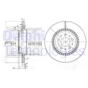 Bremseskive, Bakaksel, VOLVO XC90 I, XC90 VAN I, 31423152, 8624926, 86249260, 86249265