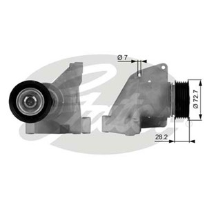 Strammerull, kilerem med ribber, FORD FOCUS I, FOCUS Sedan I, FOCUS Skåp / kombi I, FOCUS Turnier I, 1100693, 1114044, 1152890, 98MF3C63